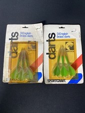 Vintage New 1981 UNICORN Darts England English Soft Touch 3 Brass Sportcraft
