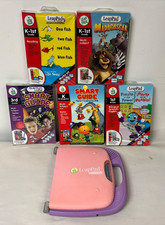 LeapPad Learning System Plus Microphone W/ 5 Books Cartridges