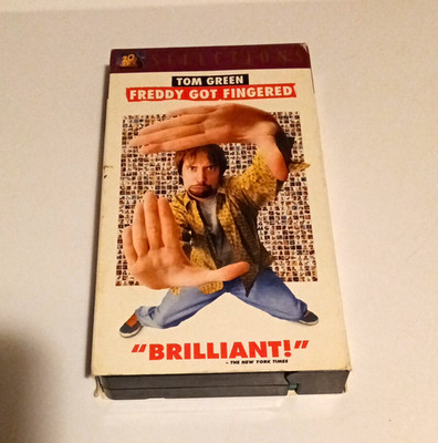20th Century Fox Freddy Got Fingered VHS Tape NTSC 2001 R Comedy Tom Green
