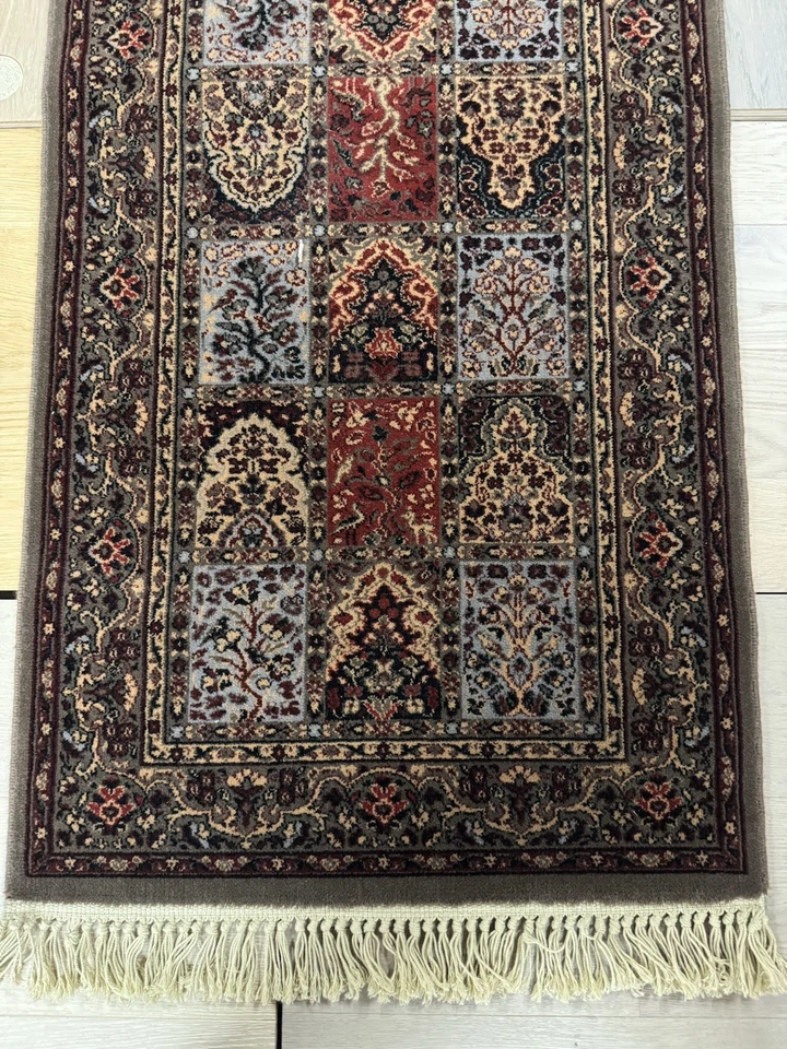 Alfombra antigua Couristan Gem Collection Nian 2'2x9'3 100 % lana:NUEVA:: Foto 2 de 4