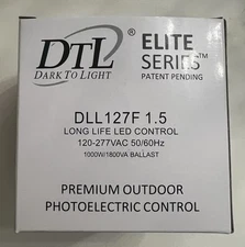 DTL Dark To Light DLL127F 1.5 Elite Series Premium Outdoor Photoelectric Control