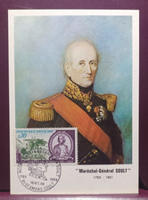CARTE maximum 1969 BICENTENAIRE NAISSACE DE SOULT  70C NAPOLEON