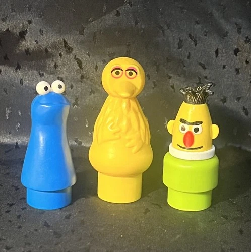 Sesame Street Figures Vintage 1970’s Set Lot of 3 Muppets Inc.