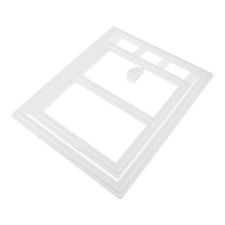Reinforced Cat Screen Door - 11.3x9.4x0.4in Plastic Cat Dog Doorway Stopper