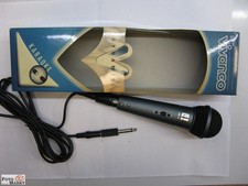 Mikrofon Dynamic Karaoke 3 PIN Vivanco DM20 Klinkenstecker klein+groß Mikro Mic