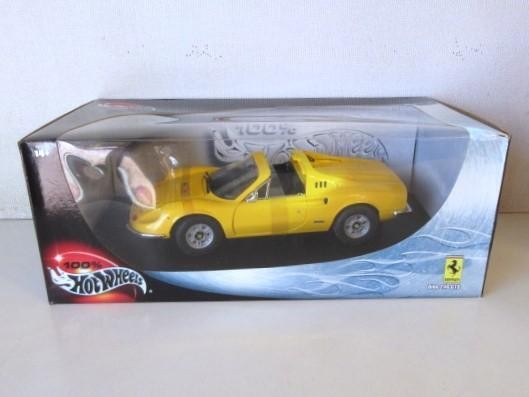 ホットウィール 1/18 フェラーリ ディーノ246GTS イエロー Hot Wheels 1/18 Ferrari Dino246Gts Yellow | eBay