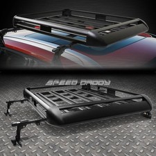 50x 38aluminum Roof Rack Suv Top Cargo Luggage Carrier Basketcrossbar Black 50x 38aluminum Roof Rack Suv Top Cargo Luggage Carrier Basketcrossbar Black