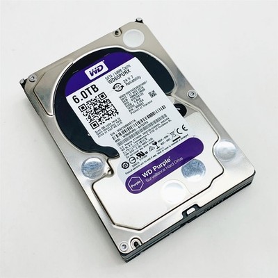 Western Digital 6TB SATA 6G 3.5'' 5.4K WD60PURX-64T0ZY0 Hard Drive (100% Health)
