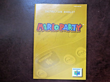Mario Party N64 Instruction Manual ONLY   Nintendo 64 Original Booklet