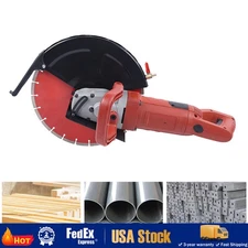 Concrete Cut off Saw Wet Dry Concrete Saw Cutter w/ Water Pump+Blade 14" 3000W