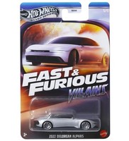 Hot Wheels 2022 Delorean ALPHA5 Fast And Furious Villains 5/5 JBY38 Die Cast New