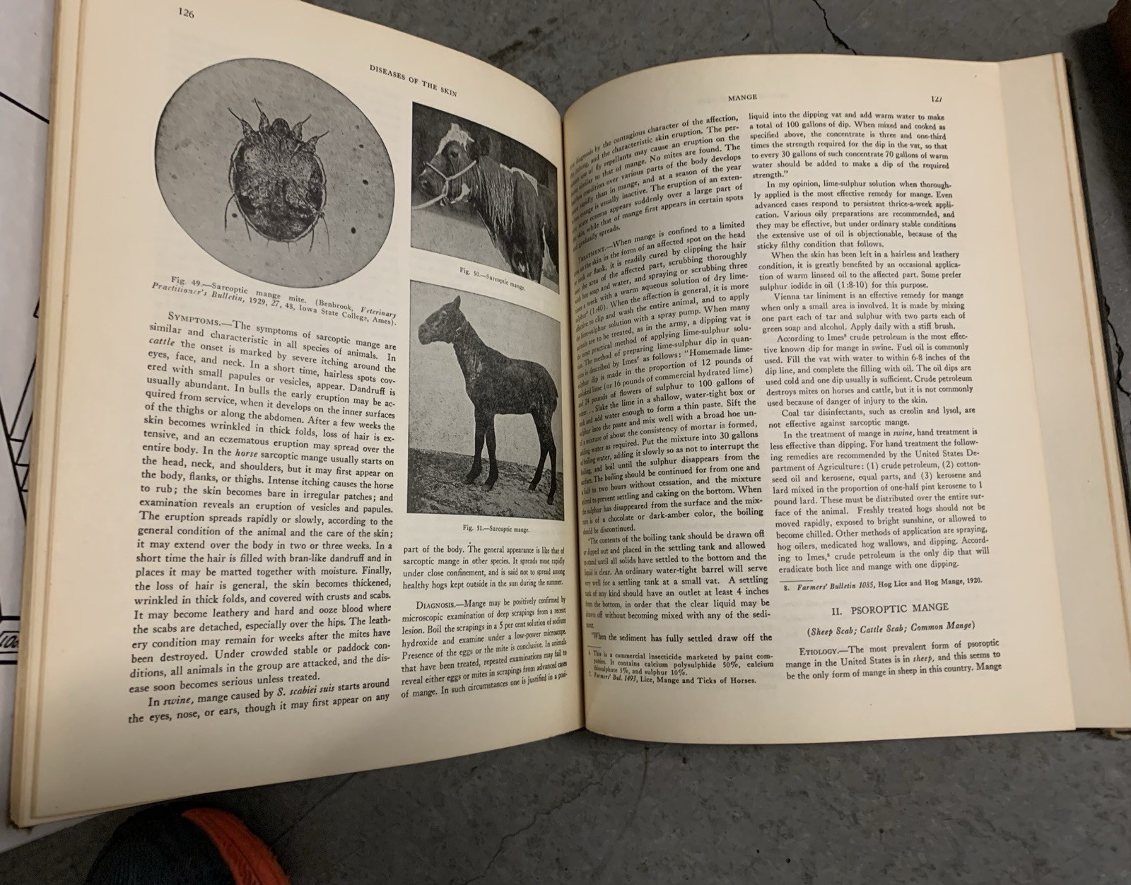 2-Vintage Veterinary Medical Books 1933 and 1944 HC