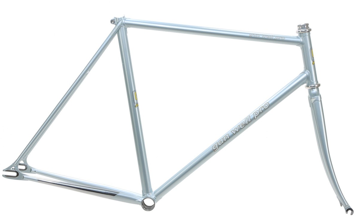 Gan Well Pro Track Fixed Gear Frameset NJS Steel Blue 54cm w