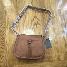 T-Shirt & Jeans Brown Saddle Crossbody Bag Br...