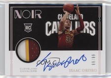 2020-21 Panini Noir Rookie Color 98/99 Isaac Okoro #354 Patch Auto 0s9t