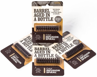 #ad 4 Pack Barrel Aged in a Bottle Oak Infusion Spiral Barrel Age Whiskey Rum Wine $17.73