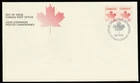 Canada #950, Maple Leaf, Coil Pair, Official First Day Cover, FDC 1982