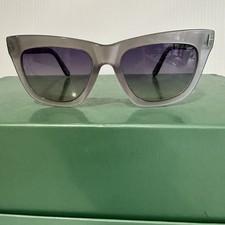 Tom Ford Womens  CELINA  Cat Eye Sunglasses Grey Lenses Clear Pink Frame TF361