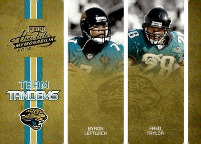 2005 Playoff Absolute Memorabilia #TT-13 Leftwich Fred Taylor Team Tandems #/250