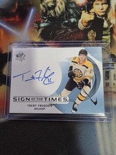 Trent Frederic 2024-25 Upper Deck SP Authentic Sign Of The Times