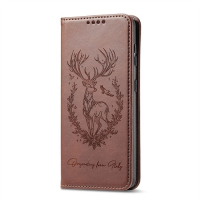 Hirsch Magnet Wallet Case Handy Tasche Hülle für Huawei Pura 70 P60 P50 P40 P30