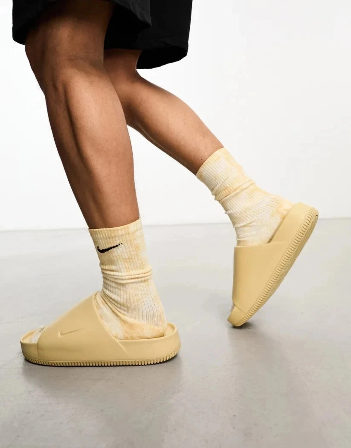 Nike Calm Slides 'Sesame' Crema Sliders Scarpe da Ginnastica Uomo Donna Unisex UK 11