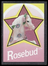 Rosebud Barbie 1992 Panini Sticker Card 13 NM 