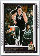 Megan Gustafson 2025 Donruss WNBA Holo #36 Las Vegas Aces