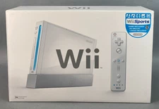 Nintendo Wii Video Game Console System & Wii Sports Bundle; RVL-001