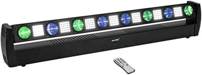 Eurolite LED BAR-8 Swing QCL Leiste Lichteffektleiste 8 Beams Strobe Effekt DMX