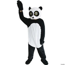 Adult Panda Bear Mascot Costume One Size Plush Full Body Suit MCFS001 82