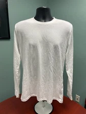 Next Level White Adult Unisex M Long Sleeve T-shirt Bundle