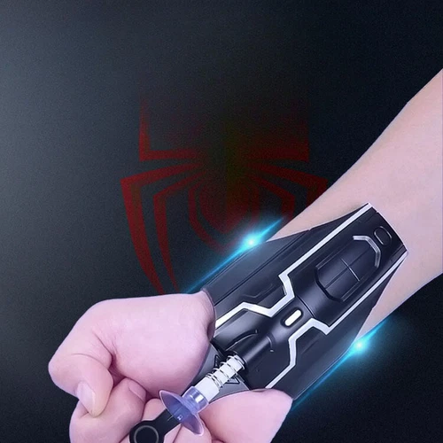 For Children Spider Man Launcher Glove Cosplay Spider String Web Shooter Toys - Picture 4 of 9