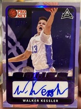 WALKER KESSLER 2021-22 LEAF PRO SET POWER BASKETBALL PURPLE AUTO /20 UTAH JAZZ