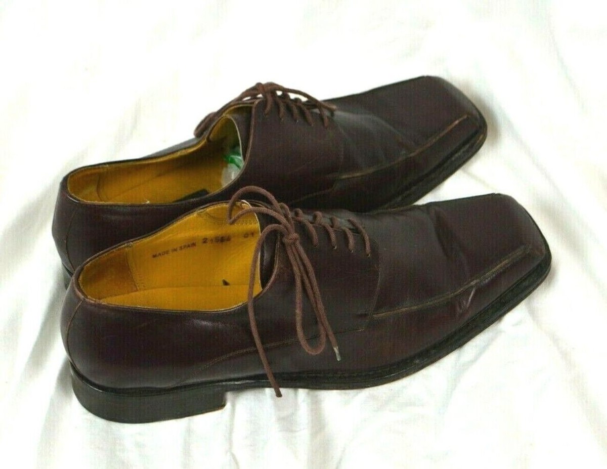 Men’s Vintage Mezlan Dress Oxfords – Brown/Cordovan Leather – Size 9 M – Spain Mezlan Custom Mens 11.5 Brown Polished Leather Wingtip  main image 4