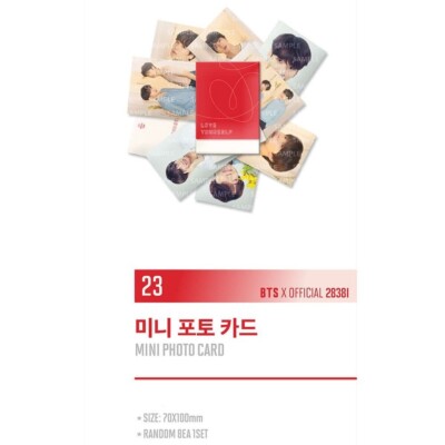 Official] BTS LOVE YOURSELF WORLD TOUR Mini Photocard Set | eBay