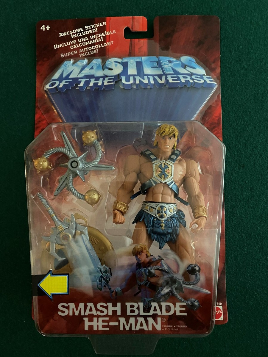 Smash Blade He-Man フィギュア Smash Blade He-Man Masters of the Universe NIB Sealed 2002