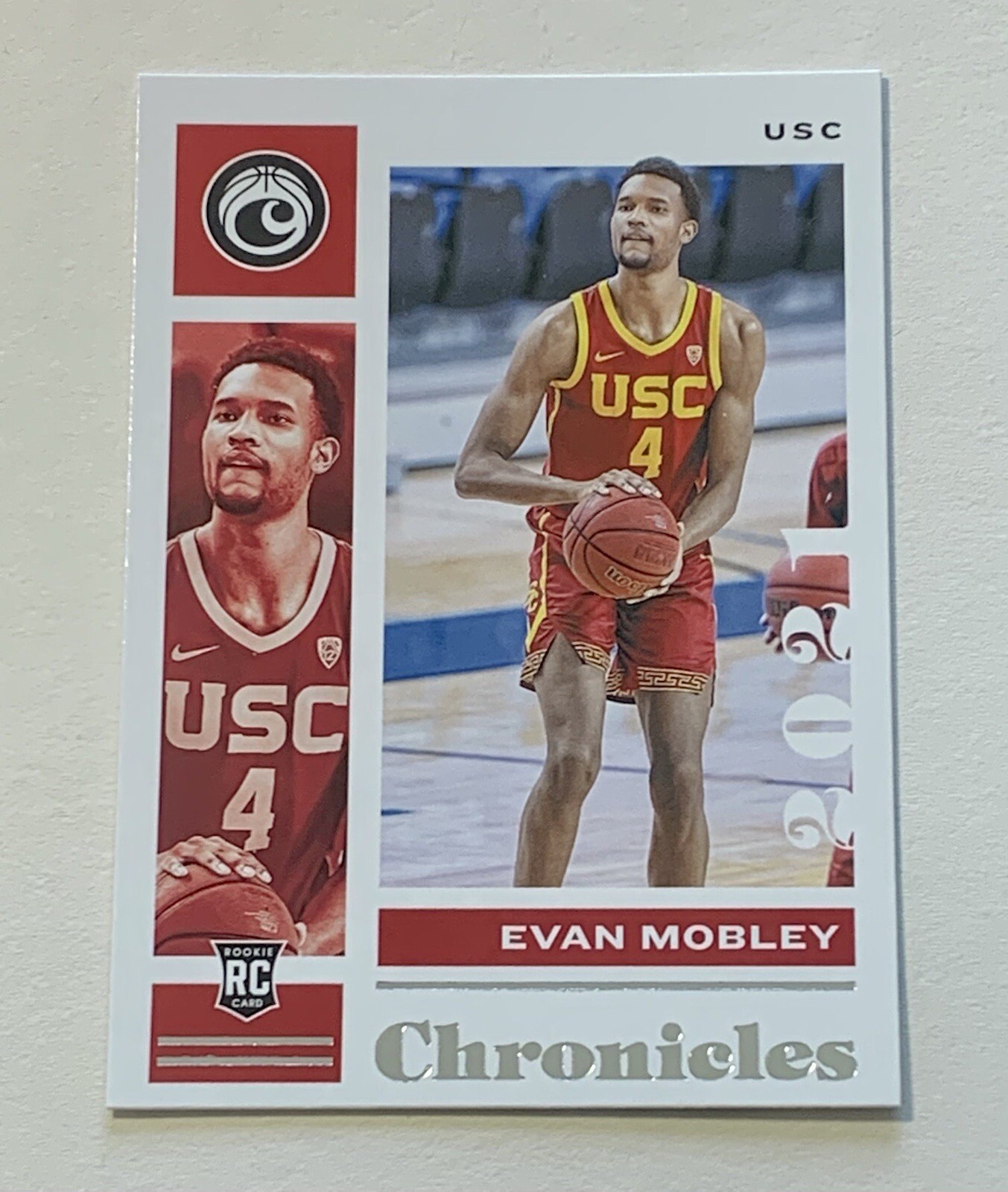 2021 Panini Chronicles Draft Picks Evan Mobley RC #2 USC Trojans