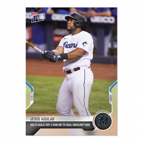 2021 Topps Now 476 Jesús Aguilar