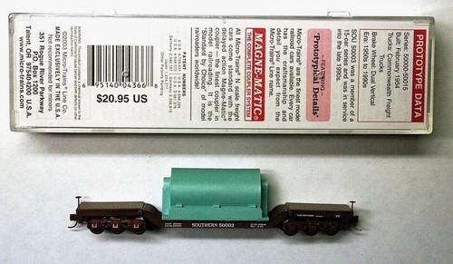 Coche plano pesado MTL Micro-Trains 109230 Southern 50003 | Zustand: New