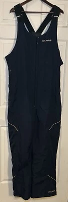 Vintage Men's Navy Polaris WinterWear Snowmobile Snow Bib Overalls Sz XL - Image 1 of 4