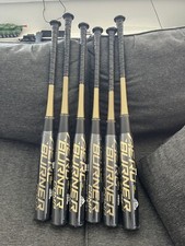 🔥LAST ONE” NEW Adidas AERO BURNER COMP BBCOR 34”/31oz Black Gold Baseball Bat🔥