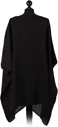 Italian Ladies womens Plain Tunic Top Shirt blouse Quirky Lagenlook cotton Dress - Picture 37 of 66