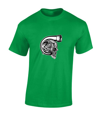 Turbo Skull Engine Cool Petrol Head Car Biker Unisex T-Shirt