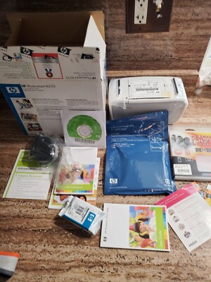 HP Photosmart A310 Digital Photo Inkjet Printer ~ NEW - OPEN BOX