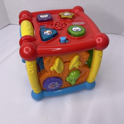 Vtech Busy Learners Activity Cube Musical, Bright-Clean Ages Months Toys  Baby
