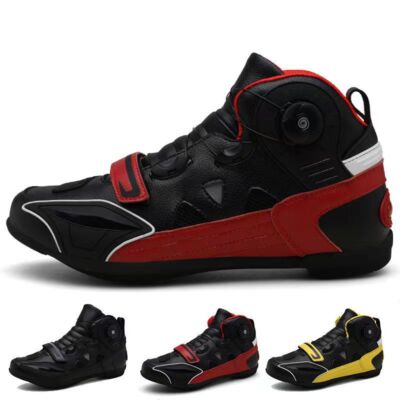 Summer Man's Motorcycle Bike Boots Casual Spiral Shoes Off-road Motocross Boots