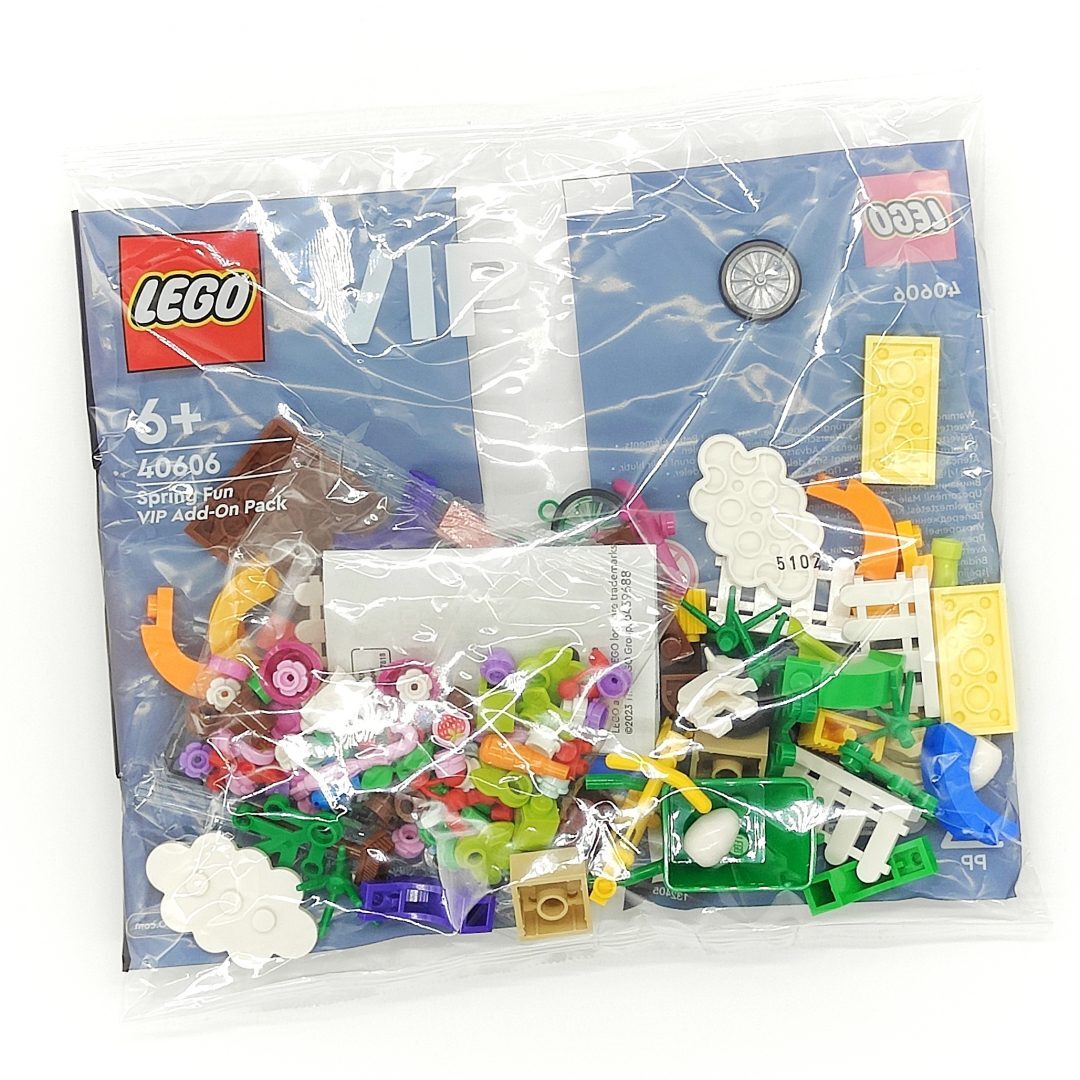 New LEGO 40606 LEGO Brand Spring Fun VIP Add On Pack polybag