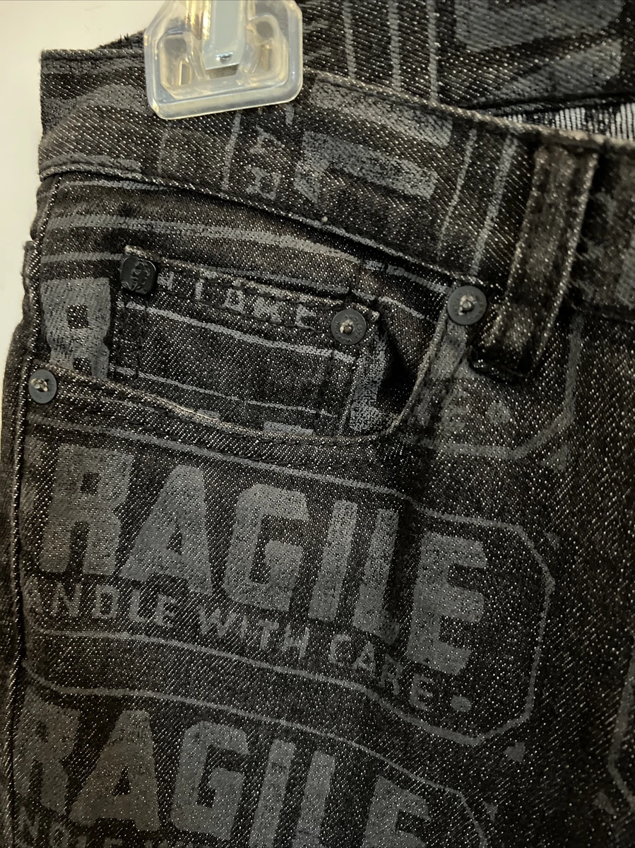 Levis Andy Warhol Factory X Denim Jeans Womens 27 BLACK PANTS FRAGILE LOW RISE