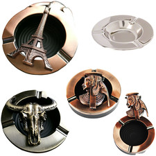 Amazing Stainless Steel Ashtray Cigarette Ashtray Odour Free Ashtray